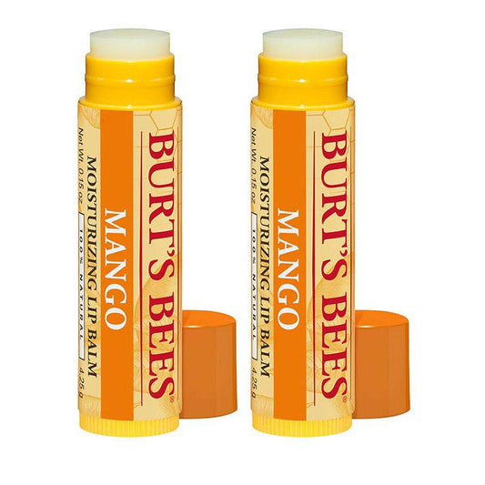 Burts Bees Mango Butter Lip Balm Tubes - 2 x 4.25g