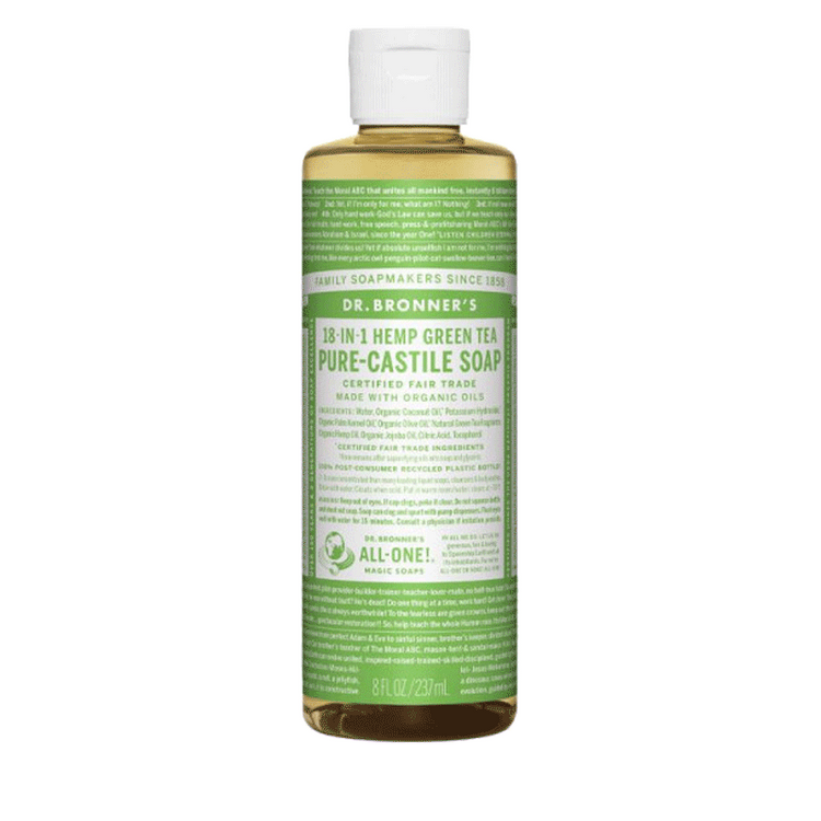 FREE Dr Bronner's Pure-Castile Liquid Soap - Green Tea 237ml
