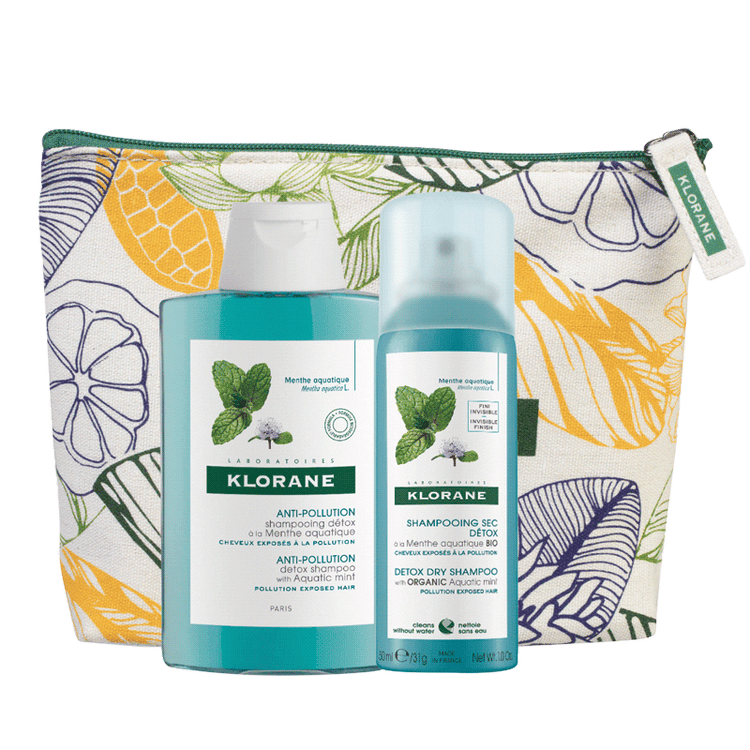 Klorane Aquatic Mint Scalp Detox Duo