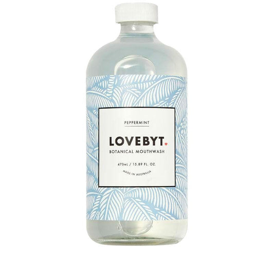 FREE Lovebyt Peppermint Botanical Mouthwash 470ml