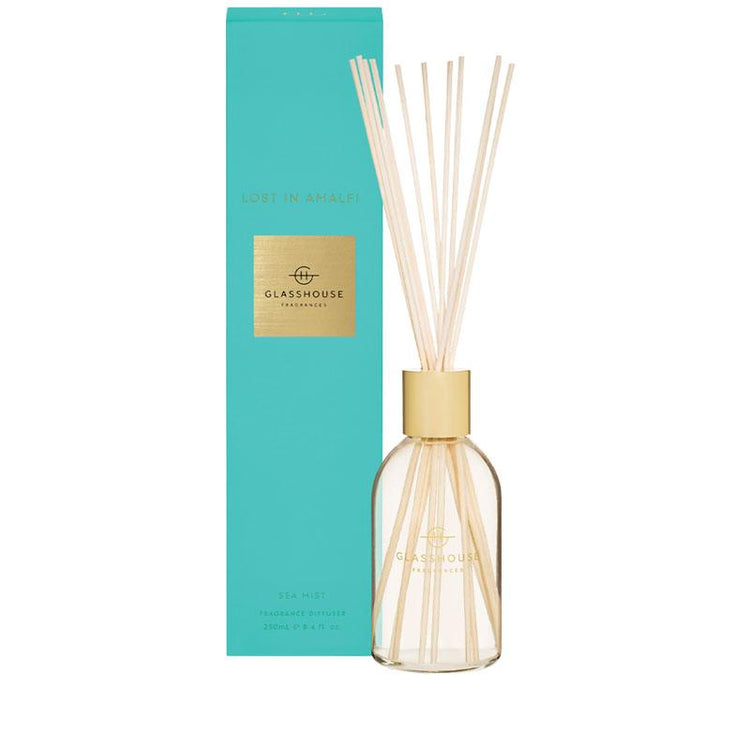 GLASSHOUSE FRAGRANCES Lost in Amalfi 250ml Fragrance Diffuser