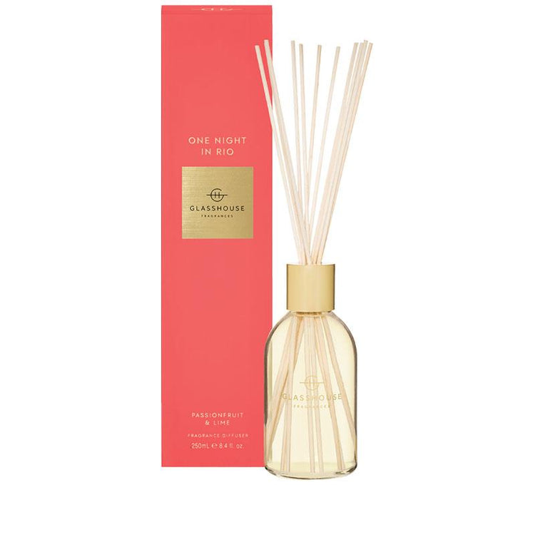 GLASSHOUSE FRAGRANCES One Night in Rio 250ml Fragrance Diffuser