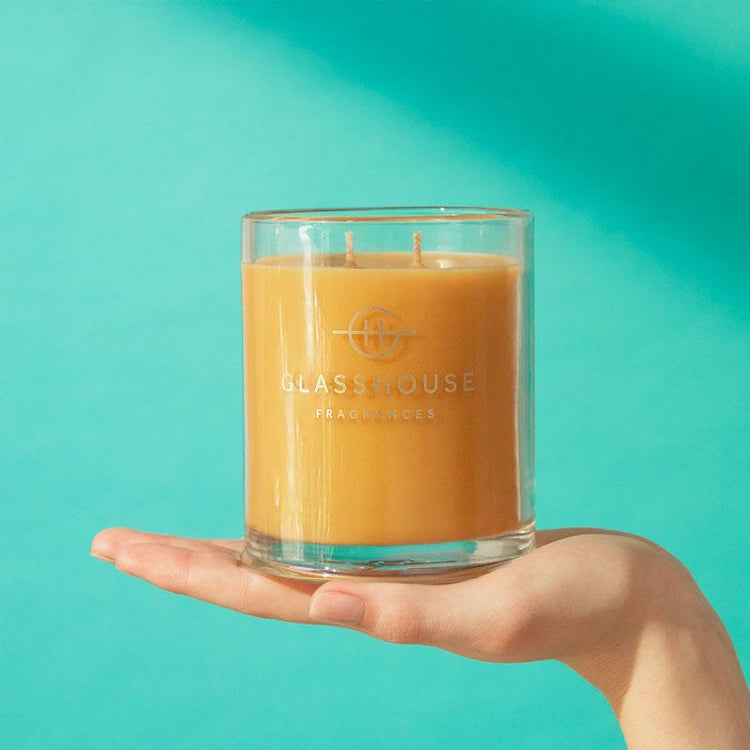 GLASSHOUSE FRAGRANCES A Tahaa Affair 380g Triple Scented Soy Candle