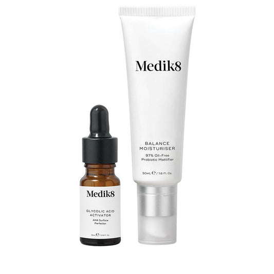 Medik8 Balance Moisturiser with Glycolic Acid Activator 50ml