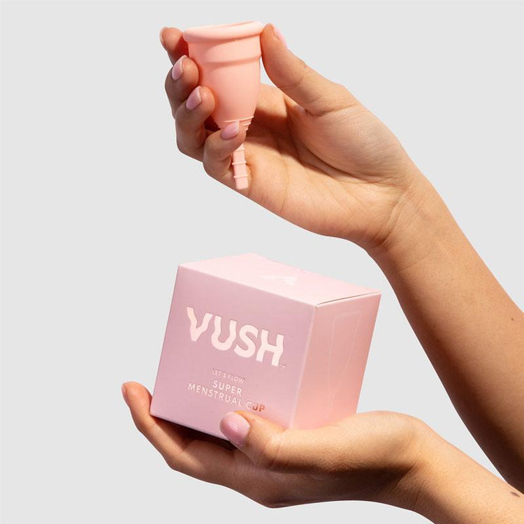 VUSH Let's Flow Super Menstrual Cup