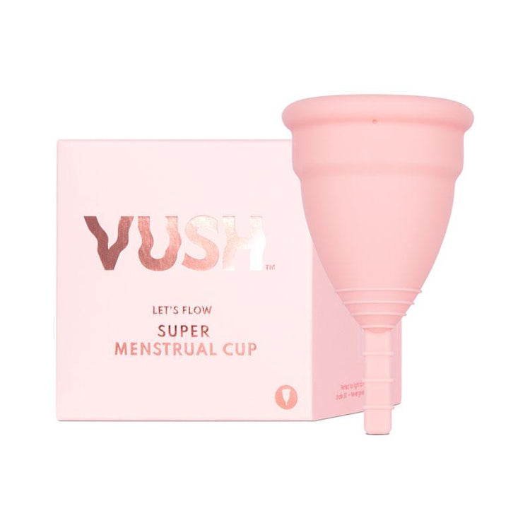 VUSH Let's Flow Super Menstrual Cup